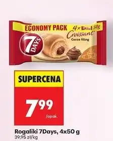 Biedronka Croissant z nadzieniem o smaku kakaowym 7Days oferta
