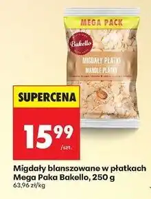 Biedronka Migdały płatki Bakello oferta