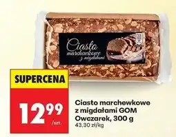 Biedronka Ciasto marchewkowe z migdałami Gom Owczarek oferta