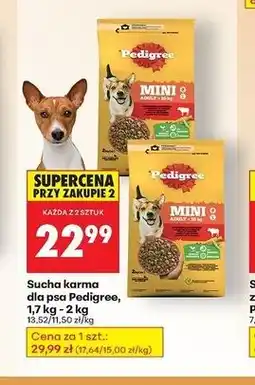 Biedronka Karma dla psa mini adult z wołowiną Pedigree Vital oferta
