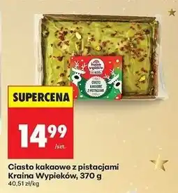 Biedronka Ciasto kakaowe z pistacjami Kraina Wypieków oferta