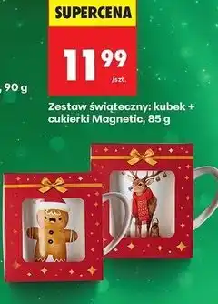 Biedronka Zestaw świąteczny: kubek + cukierki Magnetic oferta
