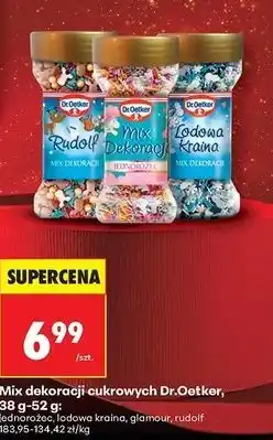 Biedronka Mix dekoracji glamour Dr. Oetker oferta