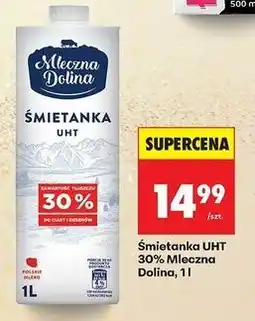 Biedronka Śmietanka 30% Mleczna Dolina oferta