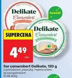 Biedronka Ser camembert ze szczypiorkiem Delikate oferta