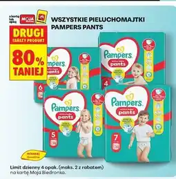 Biedronka Pieluszki dla dzieci 4 Pampers Pants oferta