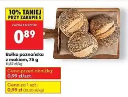 Biedronka Bułka poznańska z makiem oferta