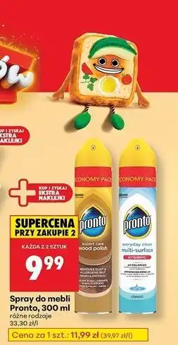 Biedronka Spray przeciw kurzowi classic Pronto Multi Surface oferta