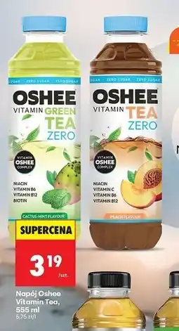 Biedronka Napój brzoskwinia zero Oshee Vitamin Tea oferta