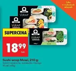 Biedronka Wrapy z łososiem mango Mowi oferta