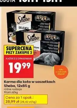 Biedronka Karma dla kota Sheba Selection In Sauce oferta