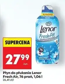 Biedronka Koncentrat do płukania spring aweking Lenor oferta