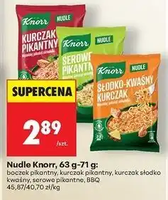 Biedronka Bbq ribs Knorr Nudle oferta