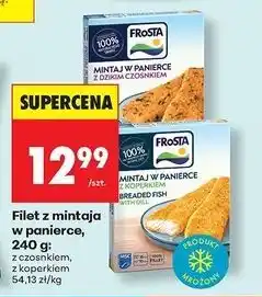 Biedronka Mintaj w panierce z koperkiem Frosta oferta