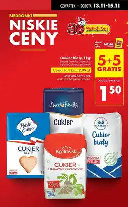 Biedronka Cukier biały Diamant oferta