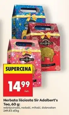 Biedronka Herbata dobrostan Sir Adalbert's Tea oferta