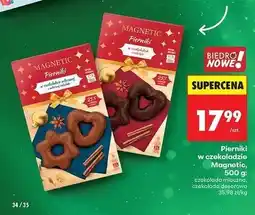 Biedronka Pierniki w czekoladzie deserowa Magnetic oferta