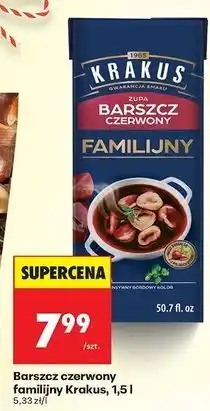 Biedronka Barszcz czerwony Krakus Maspex oferta