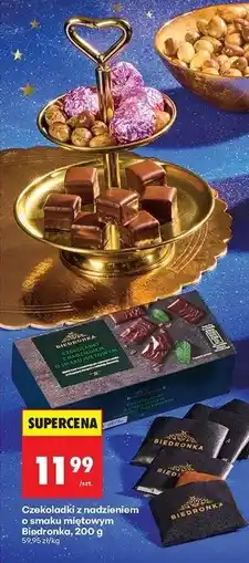 Biedronka Czekoladki z nadzieniem miętowym Biedronka oferta