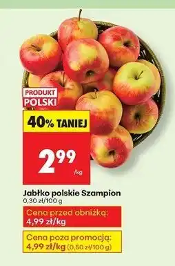 Biedronka Jabłka szampion polska oferta
