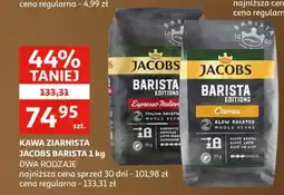 Auchan Kawa ziarnista jacobs barista oferta
