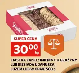 Auchan Ciastka zante: imieniny u grażyny / biesiada u janusza oferta