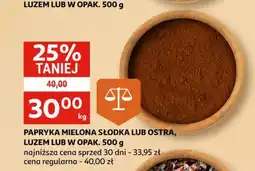 Auchan Papryka mielona słodka lub ostra oferta