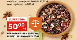 Auchan Herbata bastek suszony hibiskus lub owoce leśne oferta