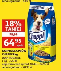 Auchan Karma dla psów chappi oferta