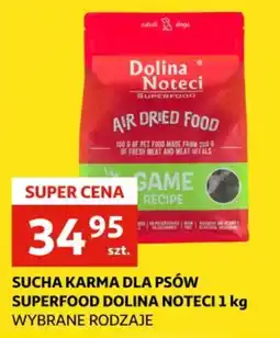 Auchan Sucha karma dla psów superfood dolina noteci oferta