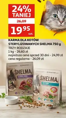 Auchan Karma dla kotów sterylizowanych shelma oferta