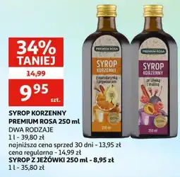 Auchan Syrop korzenny premium rosa oferta