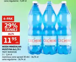 Auchan Woda mineralna muszyna oferta