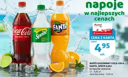 Auchan Napój gazowany coca-cola, fanta, sprite oferta