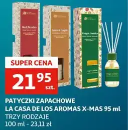 Auchan Patyczki zapachowe la casa de los aromas x-mas oferta