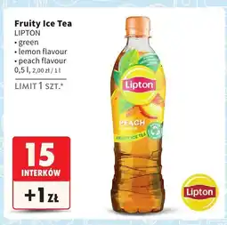Intermarche Herbata Fruity Ice Tea, różne rodzaje Lipton oferta