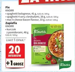 Intermarche Mieszanka Fix, różne rodzaje Knorr oferta