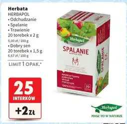 Intermarche Herbata, różne rodzaje Herbapol oferta