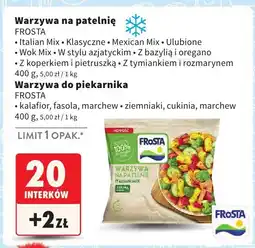 Intermarche Warzywa na patelnię, różne rodzaje Frosta oferta