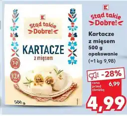 Kaufland Kartacze z mięsem K-Stąd Takie Dobre oferta