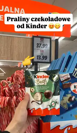 Lidl Praliny czekoladowe Balls Milk & Hazelnut Sensations Kinder oferta