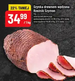 Polomarket Szynka drewnem wędzona 1 kg Rzeźnik Szymon oferta
