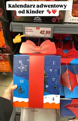 Lidl Kalendarz adwentowy Kinder oferta