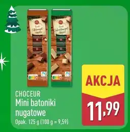 ALDI Mini batoniki nugatowe różne rodzaje CHOCEUR oferta