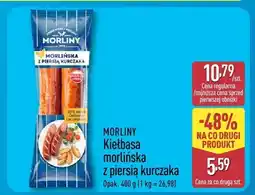 ALDI Kiełbasa morlińska z piersią kurczaka MORLINY oferta