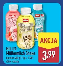 ALDI Müllermilch Shake różne rodzaje MÜLLER oferta