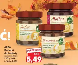 Kaufland Dodatki do herbaty różne rodzaje 220 g 4TEA oferta