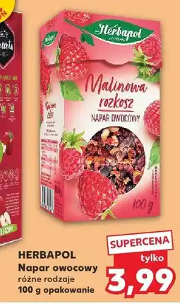 Kaufland Napar owocowy różne rodzaje 100 g HERBAPOL oferta
