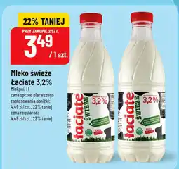 Polomarket Mleko świeże Łaciate 3,2% Mlekpol oferta
