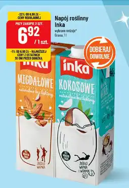Polomarket Napój roślinny Inka wybrane rodzaje Brana 1l oferta